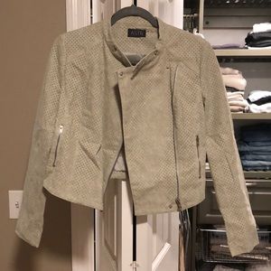 ASTR SUEDE BIKER JACKET - Size XS